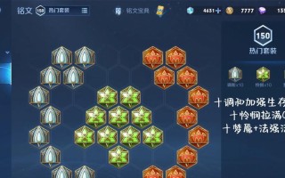 王者荣耀百穿铭文搭配技巧是什么？如何配置百穿铭文？