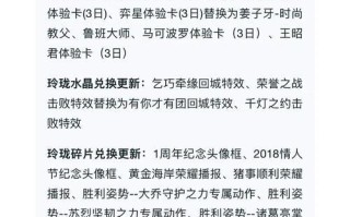 王者荣耀中国区更新时间是什么时候？更新内容有哪些？