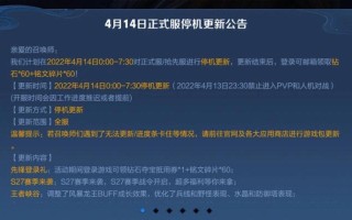 王者荣耀更新的时间是什么时候？新版本有哪些亮点？
