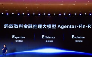 蚂蚁数科发布金融推理大模型，助力金融机构加速落地智能体应用