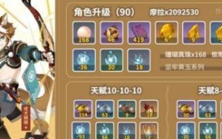 原神息灾突破需要哪些武器和材料？完整材料清单一览表？