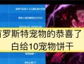 地下城与勇士宠物饼干如何获得？获取途径有哪些？
