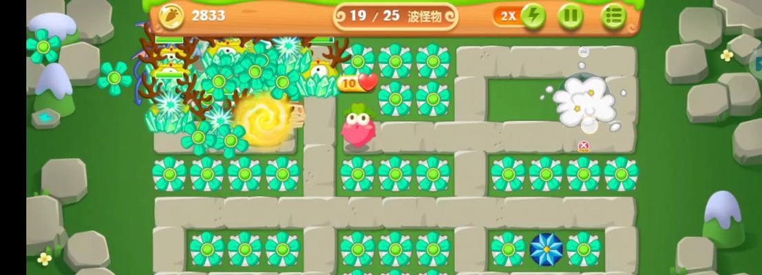 《保卫萝卜2》D1地下庄园攻略（毒针炮塔攻略）-第1张图片-百团游戏