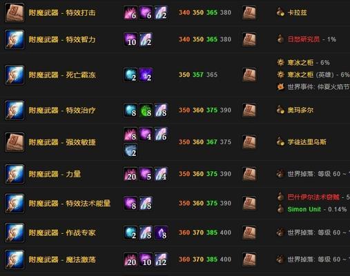 魔兽世界附魔装备的方法是什么？附魔后效果如何？-第3张图片-百团游戏