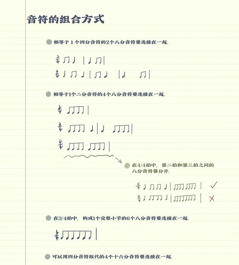 音符组合的正确打法是什么？-第1张图片-百团游戏
