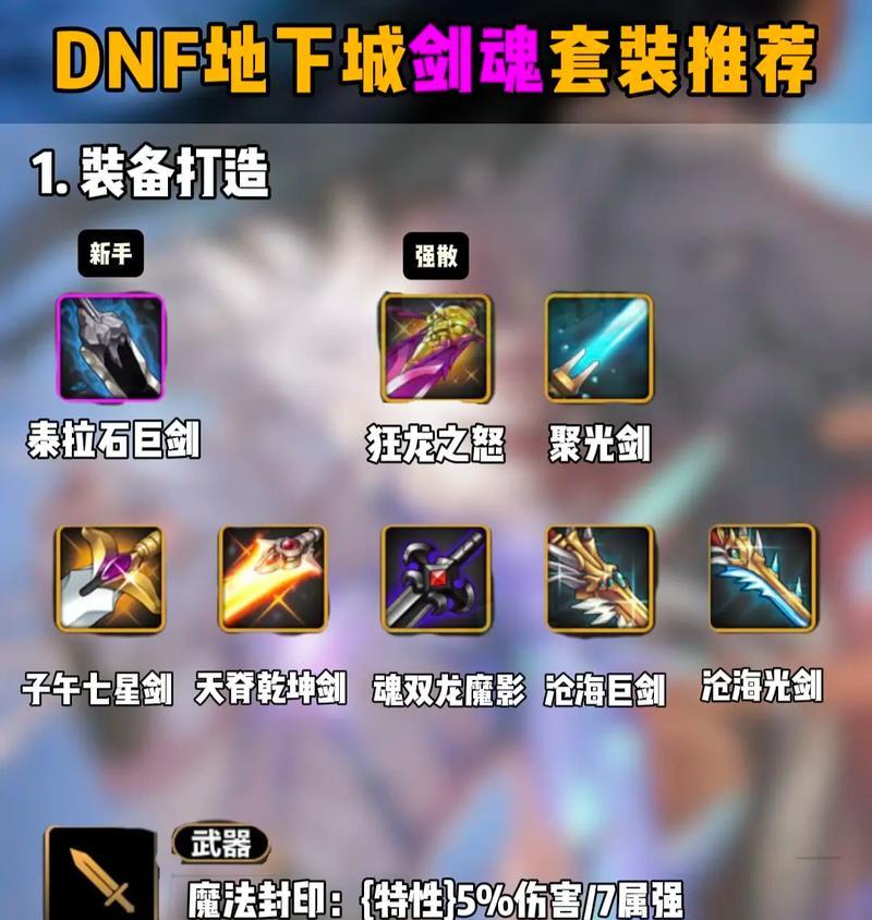 剑魂直伤流如何选择自定义装备？选择装备时应注意哪些因素？-第1张图片-百团游戏