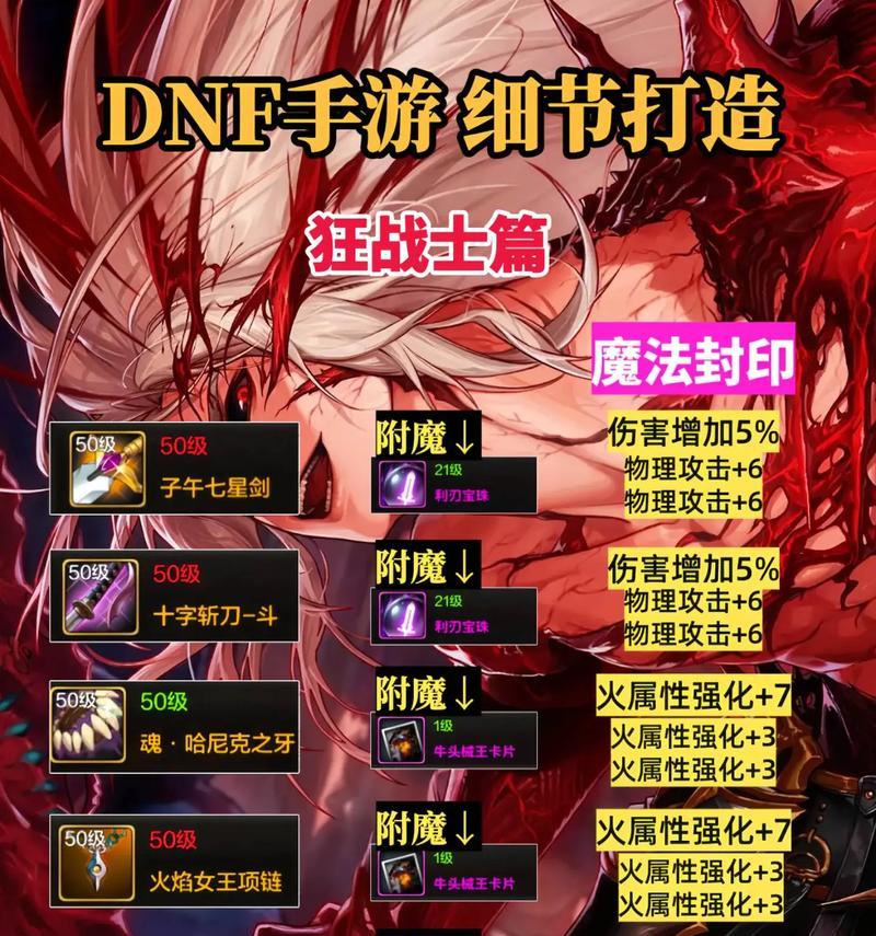 DNF中狂战士应选择哪些装备？-第3张图片-百团游戏