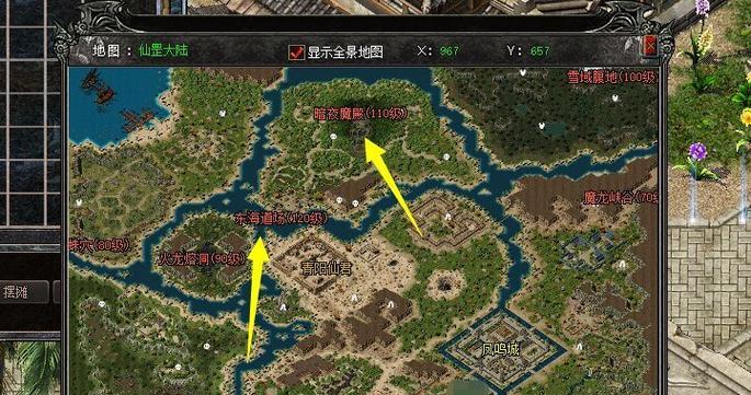 热血传奇简单遗迹位置在哪里？怎么去？-第1张图片-百团游戏