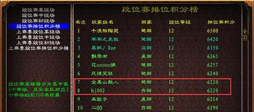 征途段位赛如何参加？参加段位赛的条件是什么？-第2张图片-百团游戏