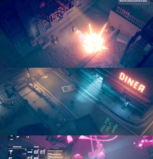 霓虹射击游戏（用枪支融合鲜艳光线）-第3张图片-百团游戏